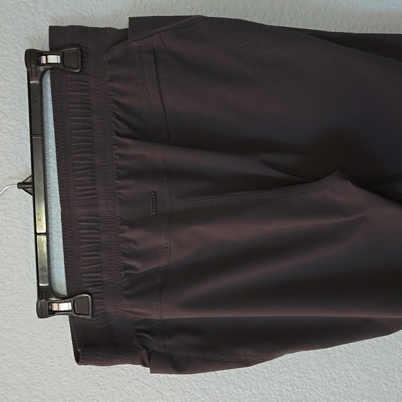 PRANA Black Cropped Drawstring Waist Pull On Pants Front Pockets Sz Medium - Picture 6 of 8